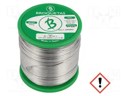 BROQUETAS Estaño libre de plomo Sn99,3Cu0,7 0,7mm 500g