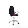 PIQUERAS Y CRESPO Silla de oficina Aýna Morado con Brazos Fijos
