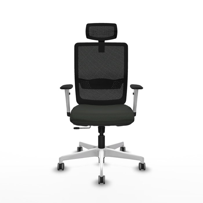 PIQUERAS Y CRESPO Silla de oficina Haches Negra con Mecanismo Sincro/Traslack PIQUERAS Y CRESPO Silla de oficina Haches Negra con Mecanismo Sincro/Traslack