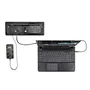 StarTech.com MOD4DOCKACPD Docking Station para Conferencias con USB-C y USB-A, 3x HDMI 4K, Ethernet, Carga USB PD 60W, Negro