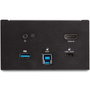 StarTech.com MOD4DOCKACPD Docking Station para Conferencias con USB-C y USB-A, 3x HDMI 4K, Ethernet, Carga USB PD 60W, Negro