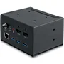 StarTech.com MOD4DOCKACPD Docking Station para Conferencias con USB-C y USB-A, 3x HDMI 4K, Ethernet, Carga USB PD 60W, Negro