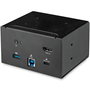 StarTech.com MOD4DOCKACPD Docking Station para Conferencias con USB-C y USB-A, 3x HDMI 4K, Ethernet, Carga USB PD 60W, Negro