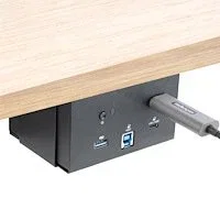 StarTech.com MOD4DOCKACPD Docking Station para Conferencias con USB-C y USB-A, 3x HDMI 4K, Ethernet, Carga USB PD 60W, Negro