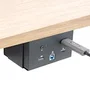 StarTech.com MOD4DOCKACPD Docking Station para Conferencias con USB-C y USB-A, 3x HDMI 4K, Ethernet, Carga USB PD 60W, Negro