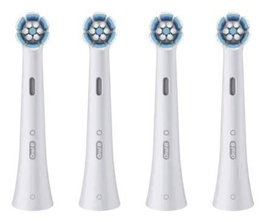 Oral-B iO Gentle Cleaning Cabezales de Repuesto, 4 Unidades, Blanco