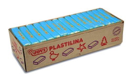 Jovi Plastilina Pastilla 350 gr Unicolor Azul Claro Caja 15 Ud