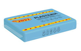 Plastilina Jovi 72 Pastilla 350 Gr. Azul Claro Caja De 15