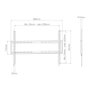 Holmios Soporte de TV fijo 37 pulg.