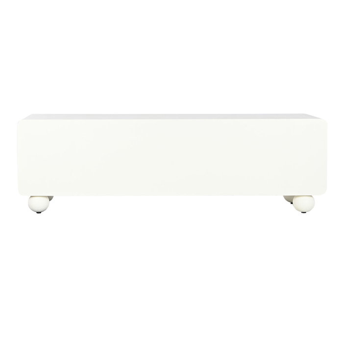 Mueble de TV DKD Home Decor Blanco Madera MDF 160 x 37 x 50 cm