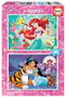 Educa Borras Puzzle Ariel + Jasmine Princesas Disney 2x48pzs