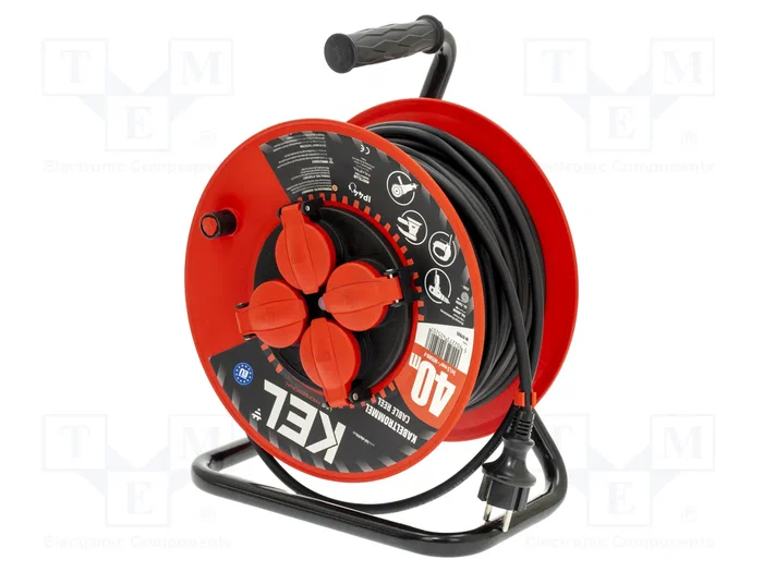 KEL Prolongador de alimentación H05RR-F 3G1,5mm2 40m KEL Prolongador de alimentación H05RR-F 3G1,5mm2 40m