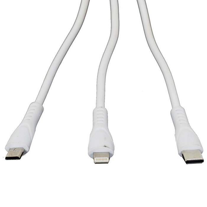 Be Mix Cable Carga 5 En 1 PVC Policloruro de Vinilo 120 cm