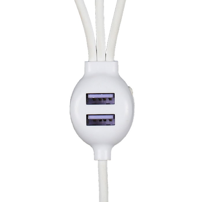 Be Mix Cable Carga 5 En 1 PVC Policloruro de Vinilo 120 cm