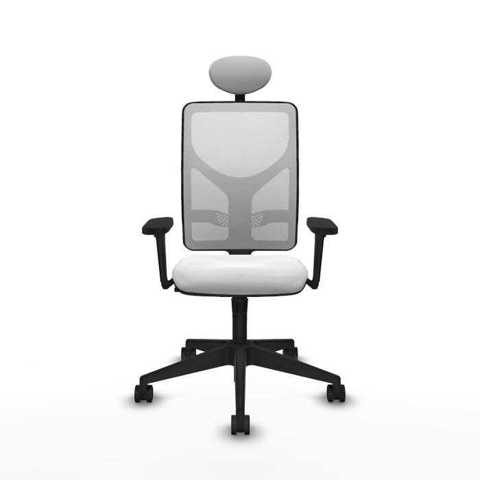 PIQUERAS Y CRESPO Silla de oficina Motilla Blanca con Mecanismo Sincro PIQUERAS Y CRESPO Silla de oficina Motilla Blanca con Mecanismo Sincro