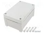 FIBOX TEMPO Carcasa Universal Gris de Policarbonato