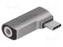 DeLOCK Adaptador de audio USB Type-C a conector de 3,5 mm 4 pines, Gris