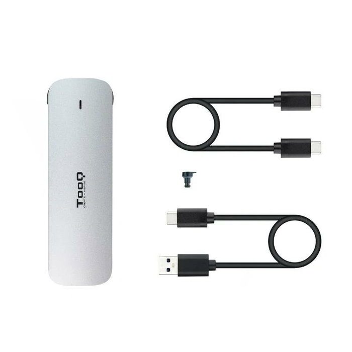 Tooq Caja Externa para SSD M.2 NGFF TQE-2202S Plata