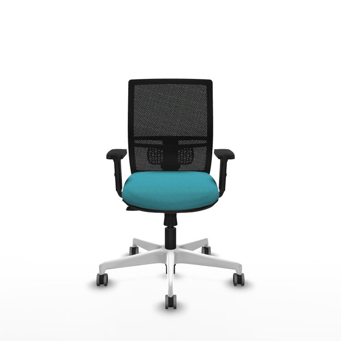 PIQUERAS Y CRESPO Silla de oficina Yunquera con mecanismo Sincro/Traslack Turquesa y Negro PIQUERAS Y CRESPO Silla de oficina Yunquera con mecanismo Sincro/Traslack Turquesa y Negro