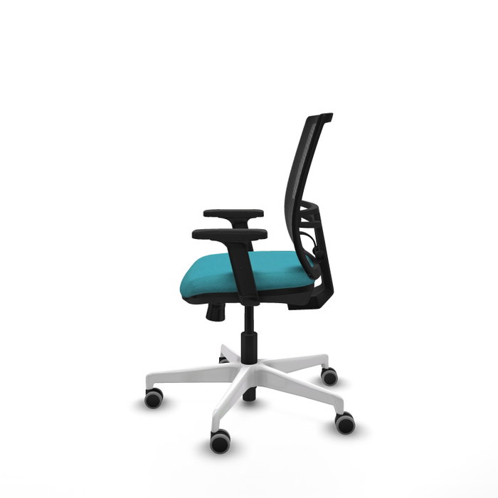 PIQUERAS Y CRESPO Silla de oficina Yunquera con mecanismo Sincro/Traslack Turquesa y Negro PIQUERAS Y CRESPO Silla de oficina Yunquera con mecanismo Sincro/Traslack Turquesa y Negro