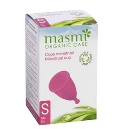 MASMI Copa Menstrual Talla S Reutilizable Hipoalergénica Protección hasta 12h TPE Grado Médico