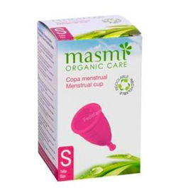 MASMI Copa Menstrual Talla S Reutilizable Hipoalergénica Protección hasta 12h TPE Grado Médico
