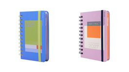 Mooving Agenda Anual 2027 Chromatic Wire-O con tapa Extra Soft Touch y goma