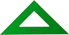 Faber Castell Escuadra Sin Graduar 28 cm Verde