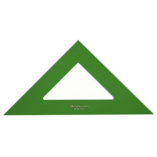 Faber-Castell Escuadra técnica sin graduar 28cm verde