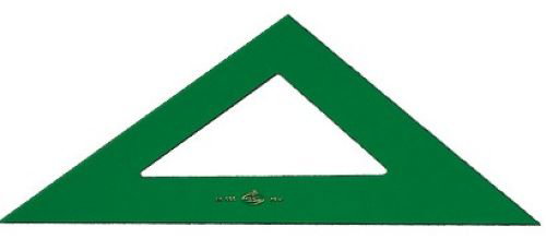 Faber-Castell Escuadra Técnica de 28 cm Verde sin Graduar