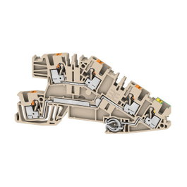 Weidmüller AITB 2.5 BB L-L-PE Regleta de bornes de tres niveles