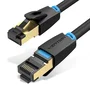 Vention Cable de Red RJ45 Cat8 S/FTP 1m Negro