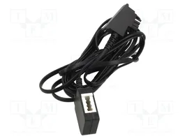 GOOBAY Cable telefónico TAE F conexión a TAE F enchufe, 3m, negro