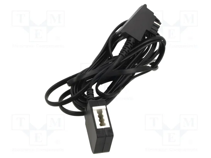 GOOBAY Cable telefónico TAE F conexión a TAE F enchufe, 3m, negro GOOBAY Cable telefónico TAE F conexión a TAE F enchufe, 3m, negro