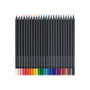 FABER-CASTELL Black Edition Estuche de 24 Lápices de Colores Multicolor