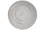 DKD Home Decor Set de 6 Platos de Gres Blanco con Relieve