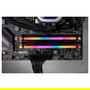 Corsair Vengeance RGB Pro 16GB (2x8GB) DDR4 2666MHz CL16 DIMM Kit de Memoria para PC - Negro, CMW16GX4M2A2666C16