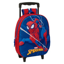 Safta Mochila Trolley 3D Spiderman Marvel con Ruedas