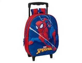 Safta Mochila con Ruedas 3D Spiderman - Mochila Infantil, Dimensiones 120 x 210 x 20 mm