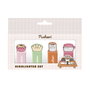 Grupo Erik Pusheen Subrayadores con Topper Sushi Roll Set de 4
