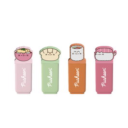 Grupo Erik Pusheen Subrayadores con Topper Sushi Roll Set de 4