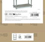 Inde Estantería Madera-Acero 4 Niveles 60.4 cm x 30.7 cm x 9.9 cm (2 Unidades)