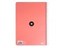 Antartik Cuaderno espiral A4 tapa dura 80 hojas 90gr cuadro 4mm margen color coral