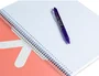 Antartik Cuaderno espiral A4 tapa dura 80 hojas 90gr cuadro 4mm margen color coral