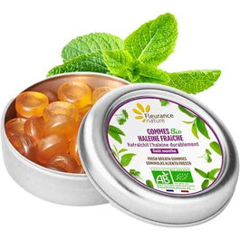 Fleurance Nature Gominolas Aliento Fresco Bio Caja Metalica 35G Té Verde Menta Perejil
