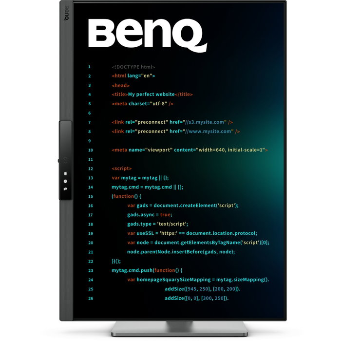BenQ RD280UG Monitor de programación 4K+ 120Hz 28.2 IPS Negro