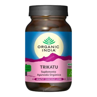 Organic India Trikatu Suplemento Ayurveda Organico 90 Veg Caps