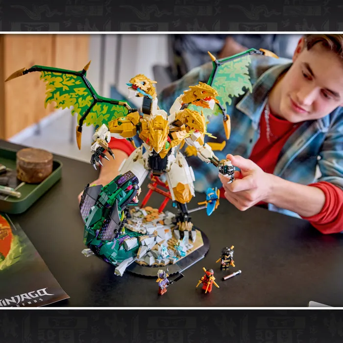 LEGO NINJAGO 71872 Batalla del Ultra Dragón - Juguete Ninja para Adolescentes de 12 años en adelante - Regalo