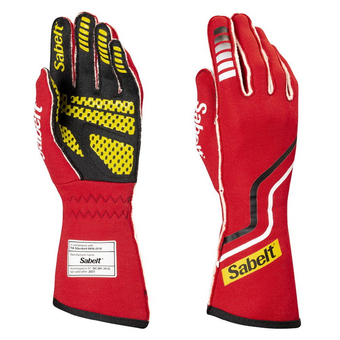 Sabelt SBRFTG10RS11 Guantes Hero Tg-10 FIA8856-2018 Ignífugos Palma de Silicona Rojo Talla 11 Sabelt SBRFTG10RS11 Guantes Hero Tg-10 FIA8856-2018 Ignífugos Palma de Silicona Rojo Talla 11