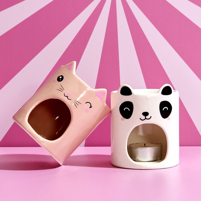 The Concept Factory Quemador de Esencias con Cera Perfumada Aroma Vainilla